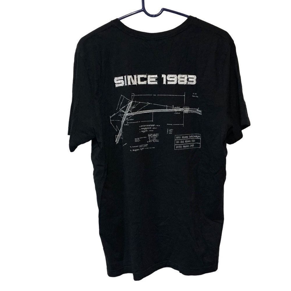 Ski Rixen T-Shirt Size Extra Large (XL) Black